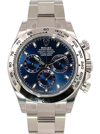 Rolex Cosmograph Daytona 116509 White Gold Blue