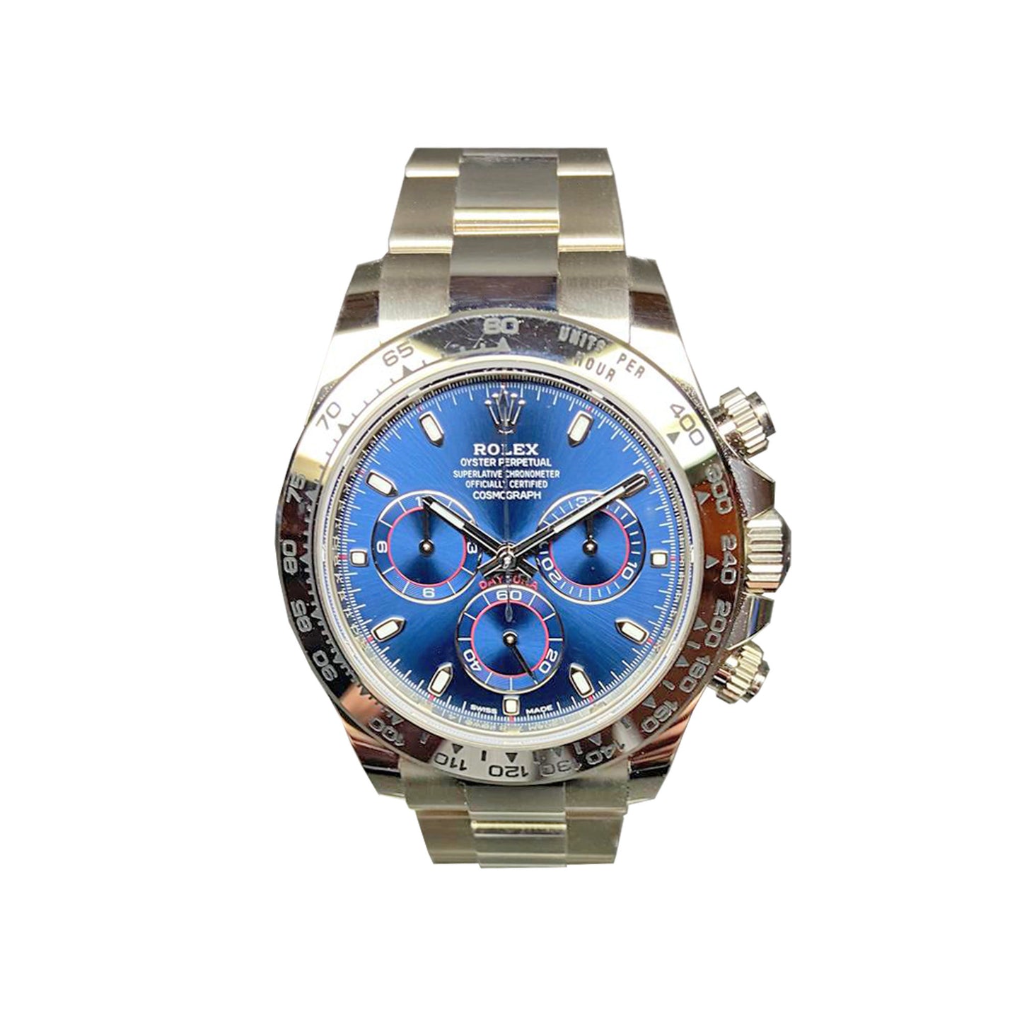 Rolex Cosmograph Daytona 116509 White Gold Blue