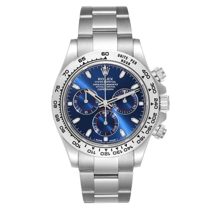 Rolex Cosmograph Daytona 116509 White Gold Blue